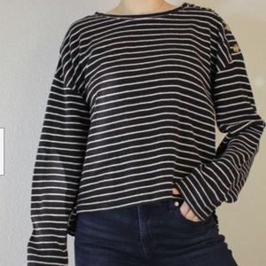 Abound Long Sleeve Sweater Blouse-Size M